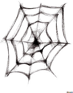 Drawn spider web. Source: https://torange.biz/