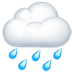 Rain cloud emoji