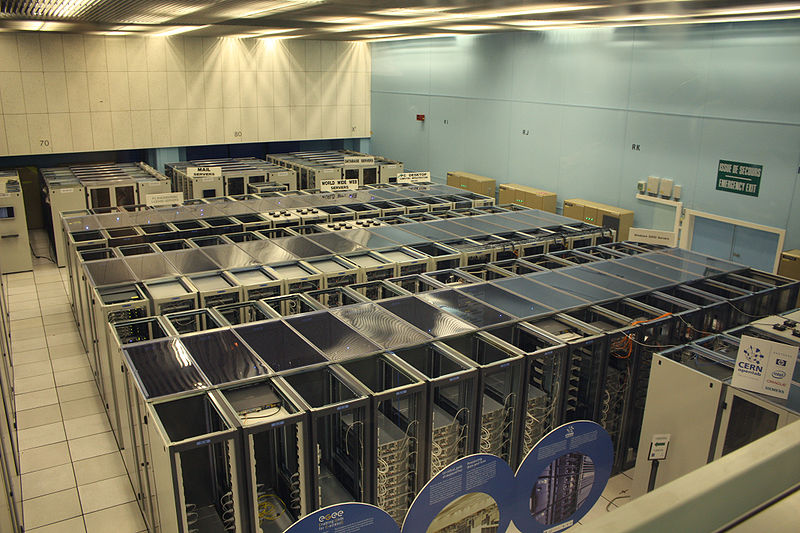 The CERN datacenter with World Wide Web and Mail servers.