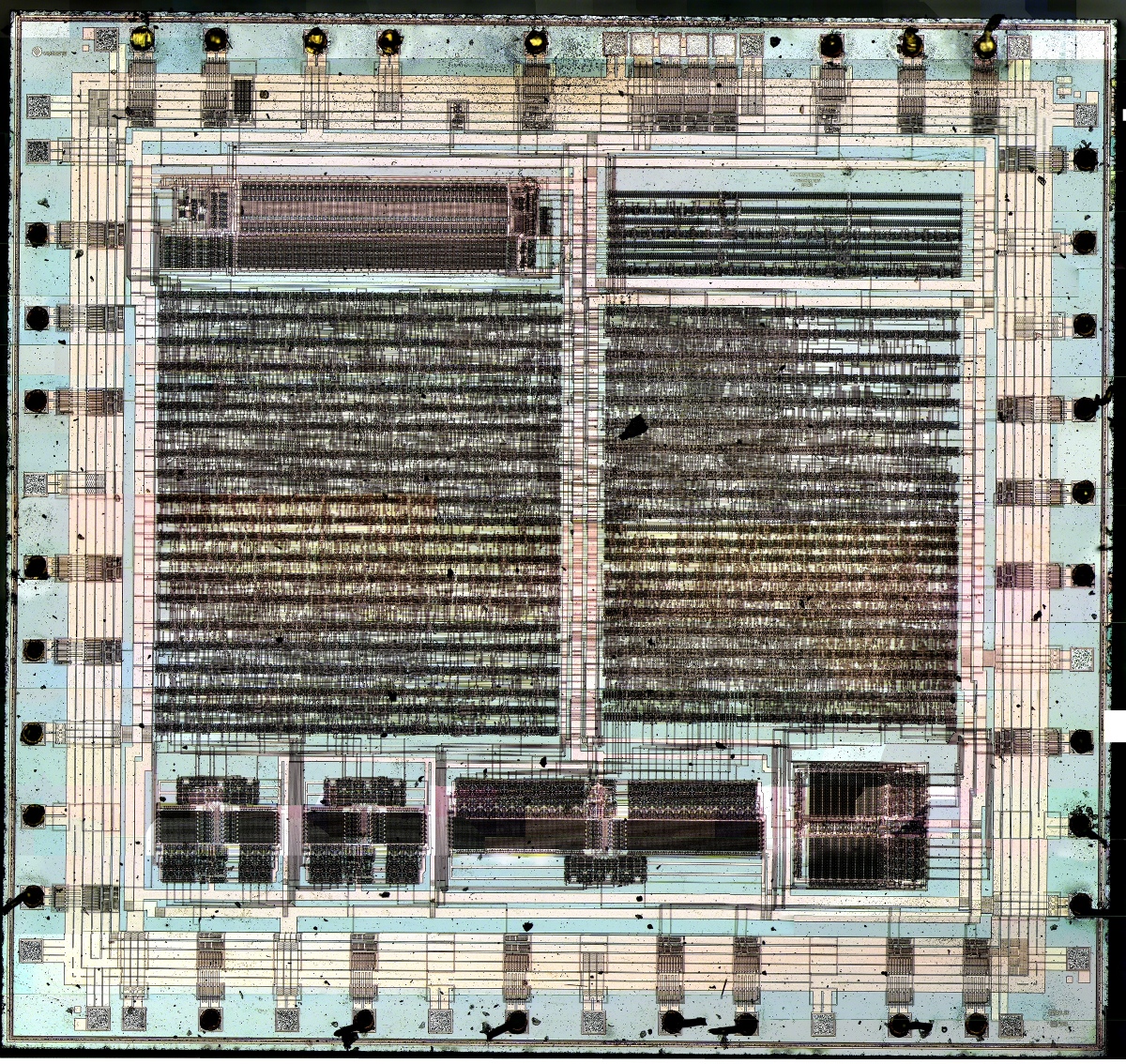 MYK-78 "Clipper Chip" by Travis Goodspeed, see: https://commons.wikimedia.org/wiki/File:MYK-78_Clipper_Chip.jpg