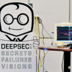 Medical monitor on the stage of DeepSec In-Depth Security Conference 2012.