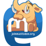 Logo of the Mastodon social networking platform.