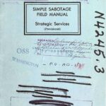 Simple Sabotage Field Manual distributed by the Office of Strategic Services in 1944. Source:
https://en.wikipedia.org/wiki/File:Simple_Sabotage_Field_Manual_Cover.jpg